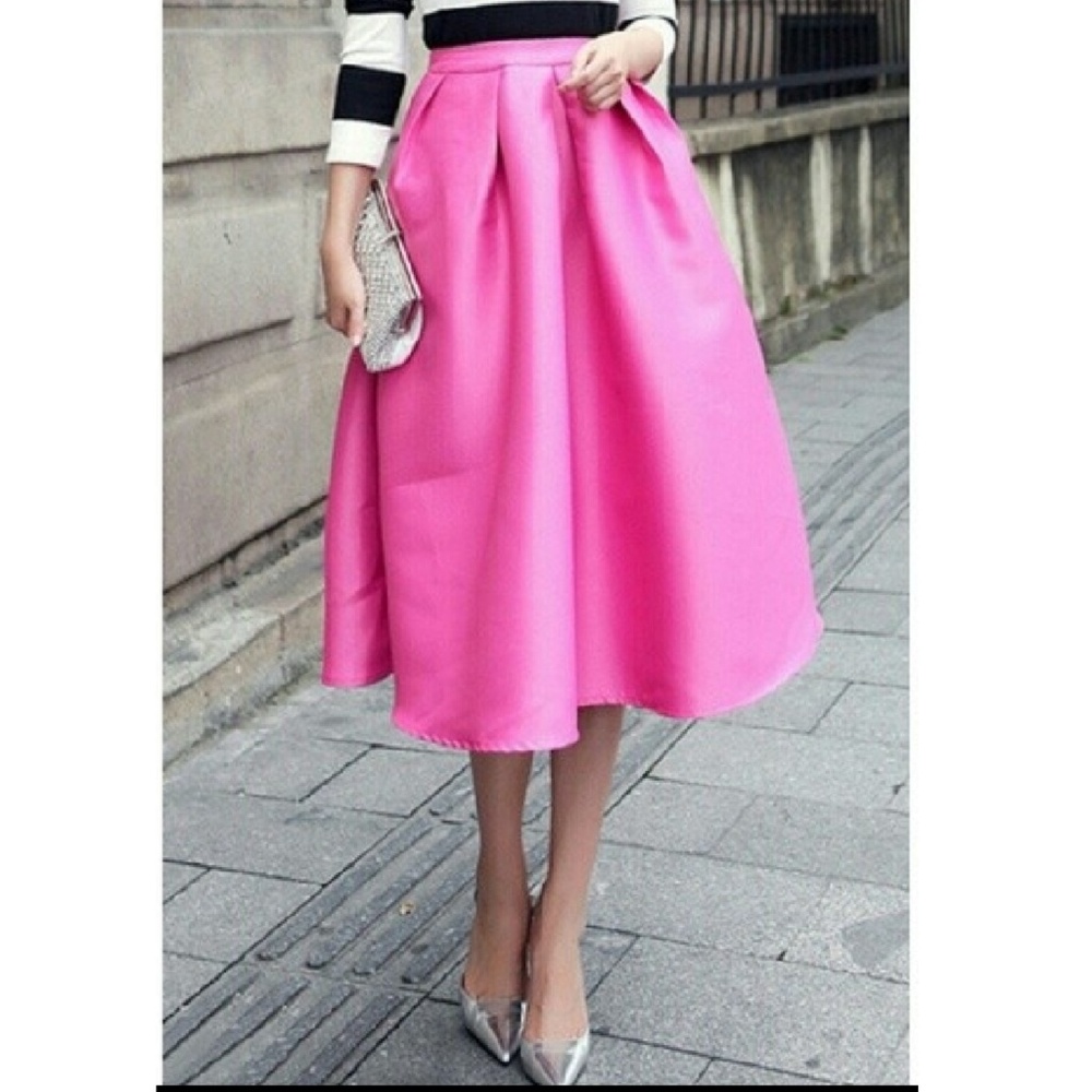Bubble Pink Circle Skirt